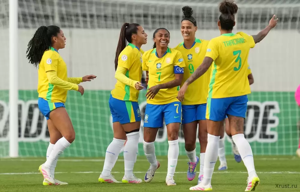 Девушки Бразилии обыграла Уругвай со счётом 51 и вышла в финал женского Кубка Америки Девушки Бразилии обыграла Уругвай со счётом 51 и вышла в финал женского Кубка Америки