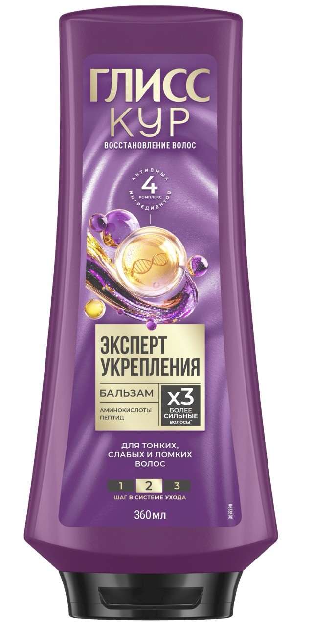 Новая линейка Глисс Кур Эксперт укрепления: эффективный 4х-ступенчатый уход для более сильных и крепких волос